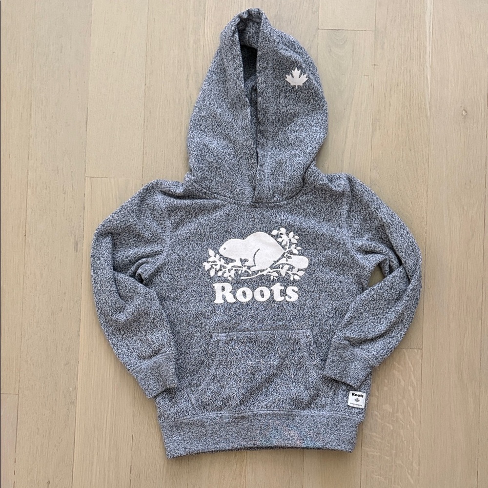 Roots Kids Charcoal Hoodie